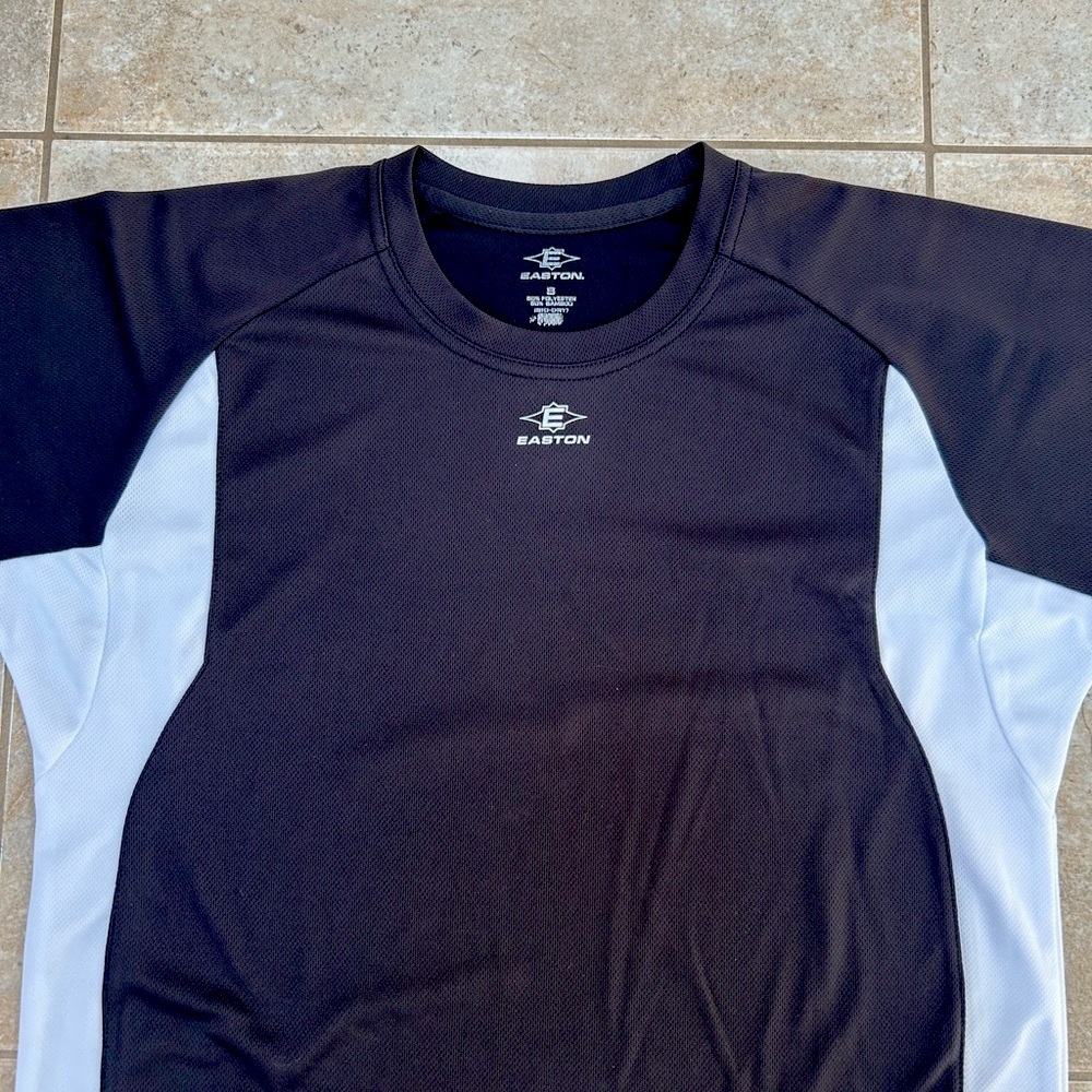 Men’s Easton Black and White Athletic T-Shirt (Size Small)